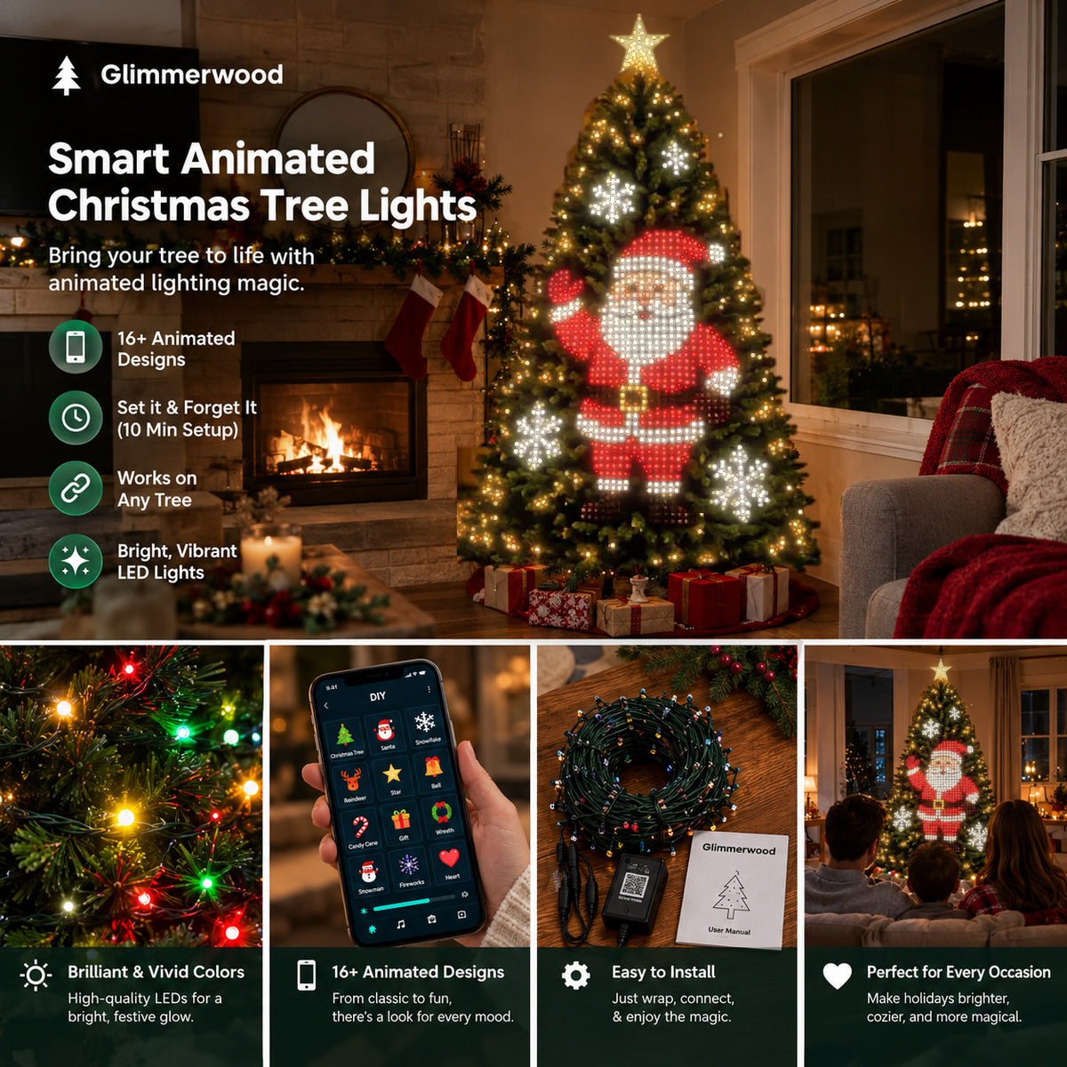 Smart Animated Christmas Tree Lights